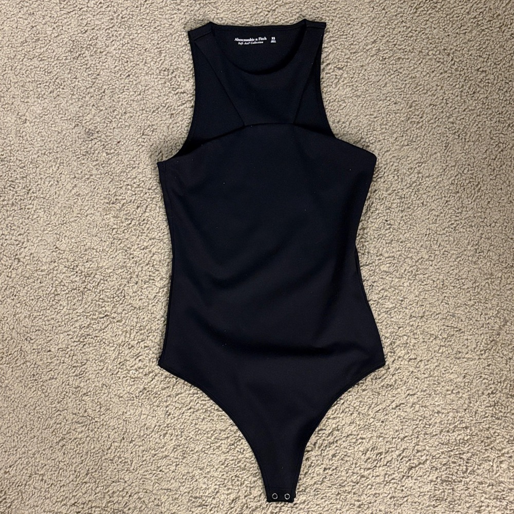 Abercrombie & Fitch Black Soft Bodysuit